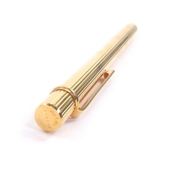 Cartier Must de Cartier Striped Ballpoint Pen Gold main image 4